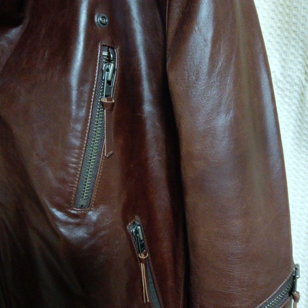 Ｈaruf　ダブルライダースジャケット　ホースハイド　馬革　期間限定値引き