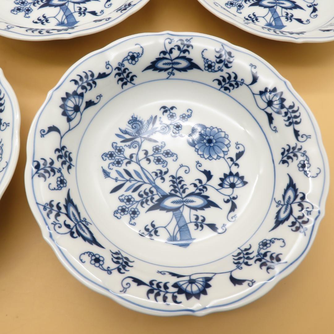 美品　ブルーダニューブ Blue　中皿　７枚