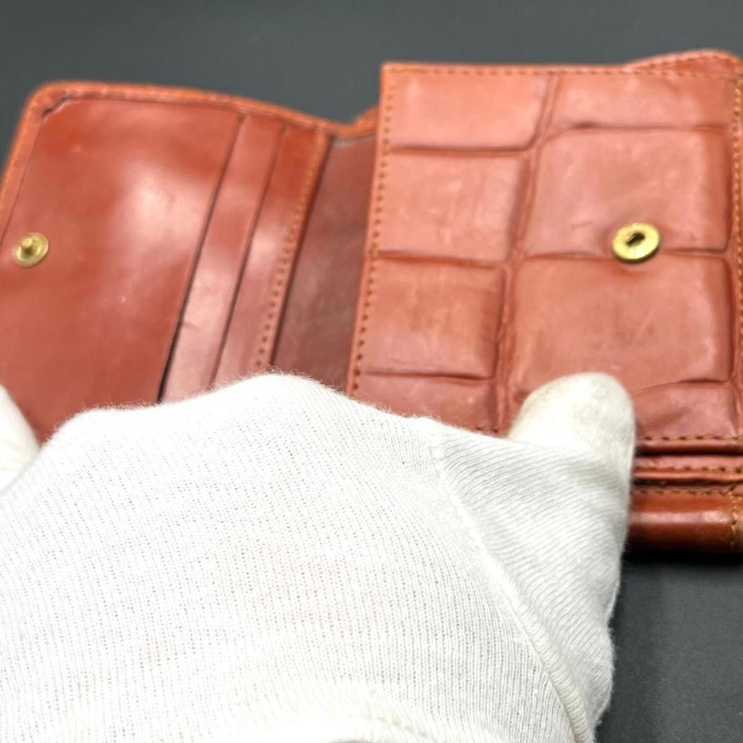 か*ん様 最高級 GLEN  本革 レザー マネークリップ 型押し 財