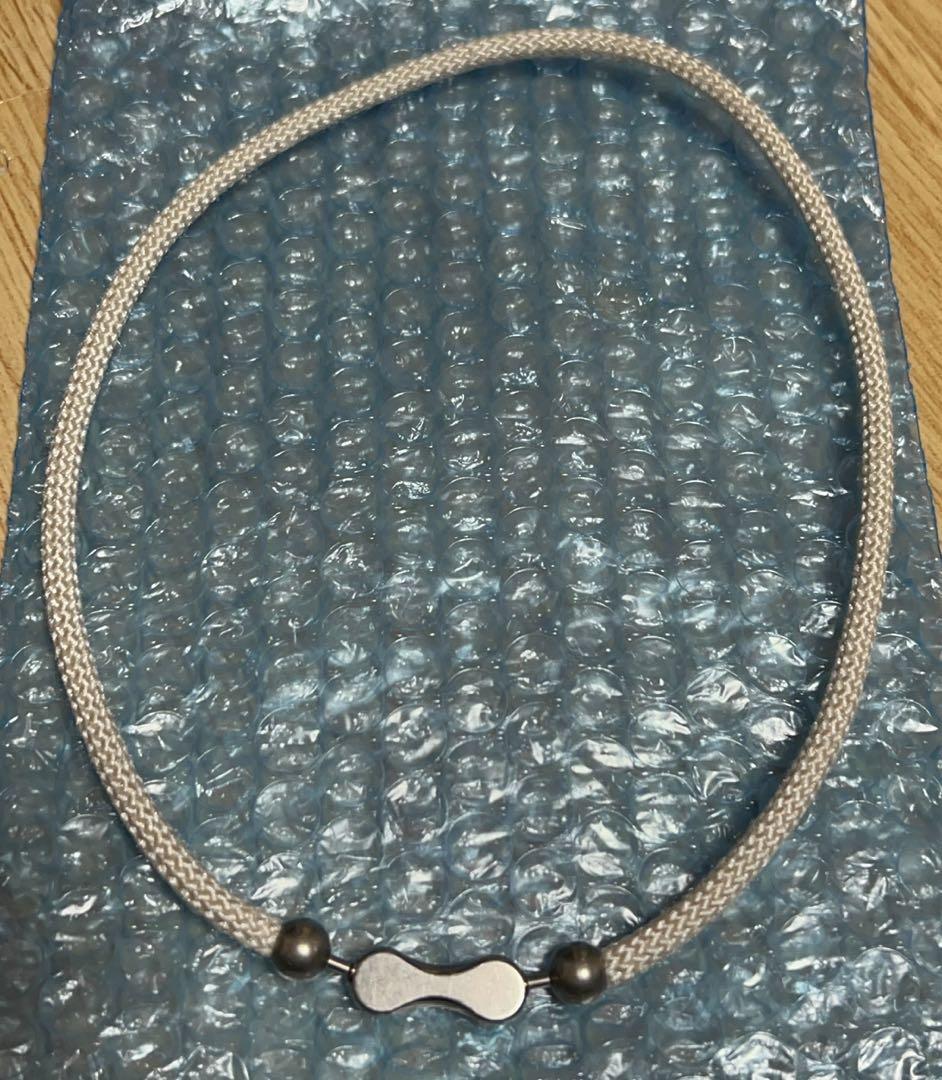 ファイテン　ネックレス　ルマン　24 ホワイト　白　激レア