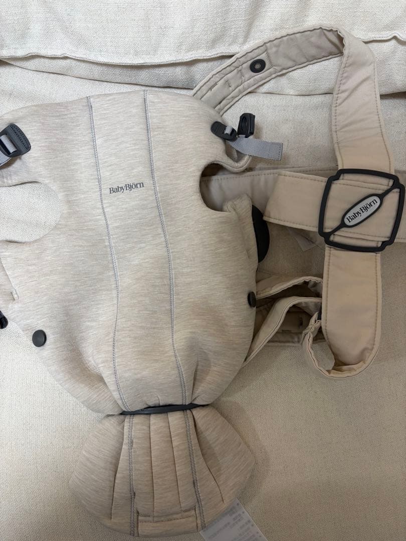 BabyBjörn ベビーキャリア ミニ ライトベージュ　3Dジャージー