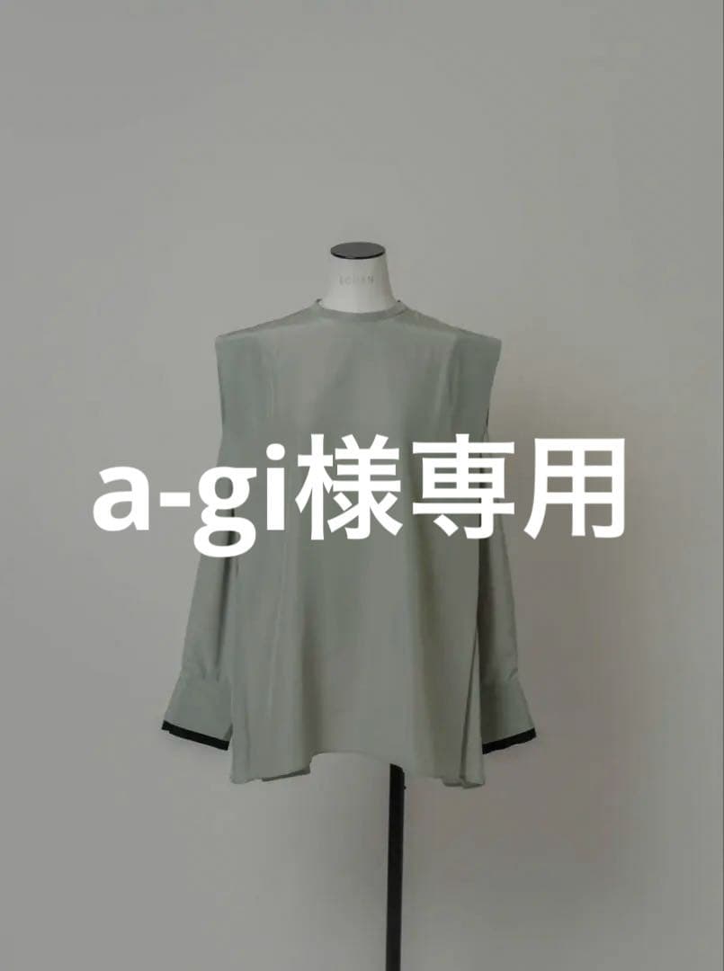 LOHEN ローヘン　ブラウスSHOULDER TACK BLOUSE