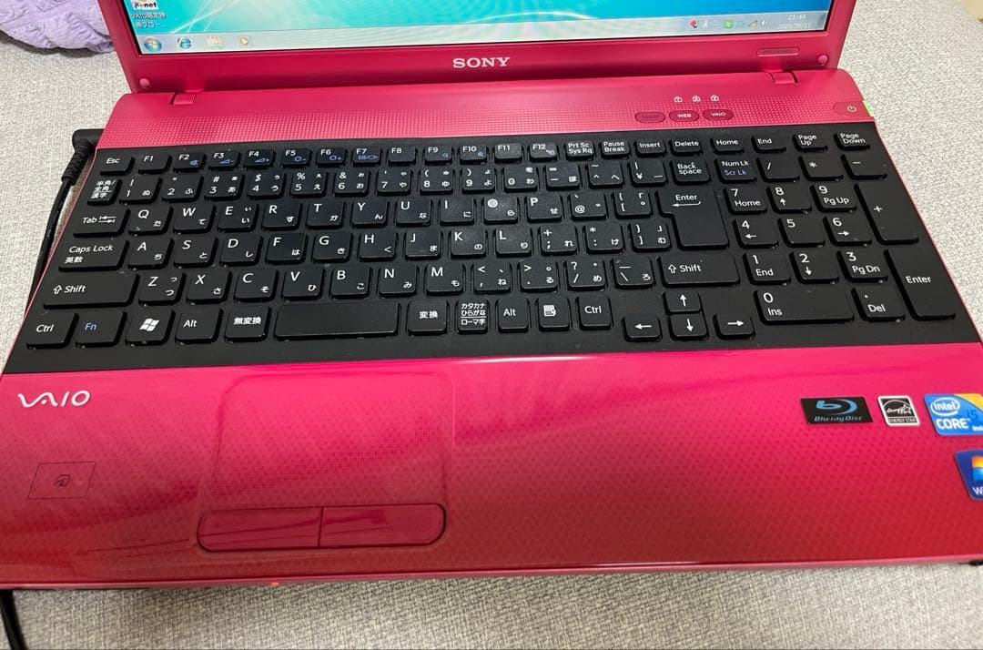 動作確認済　初期化　VAIO ノートパソコン