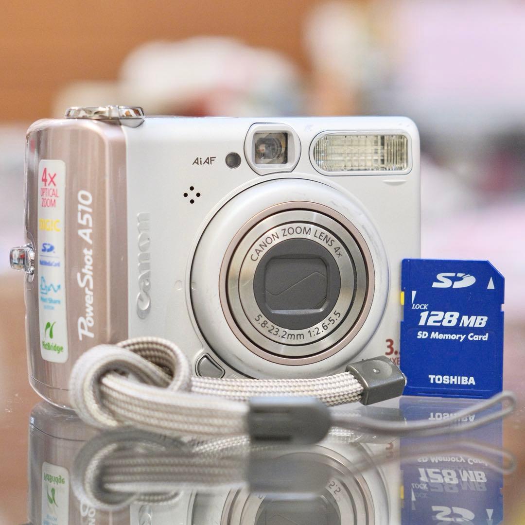 名機 動作品 平成レトロ Canon PowerShot A510 PC1107