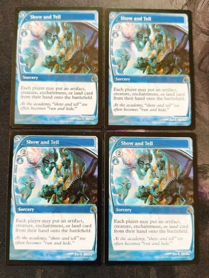 実物提示教育　英語　4枚セット