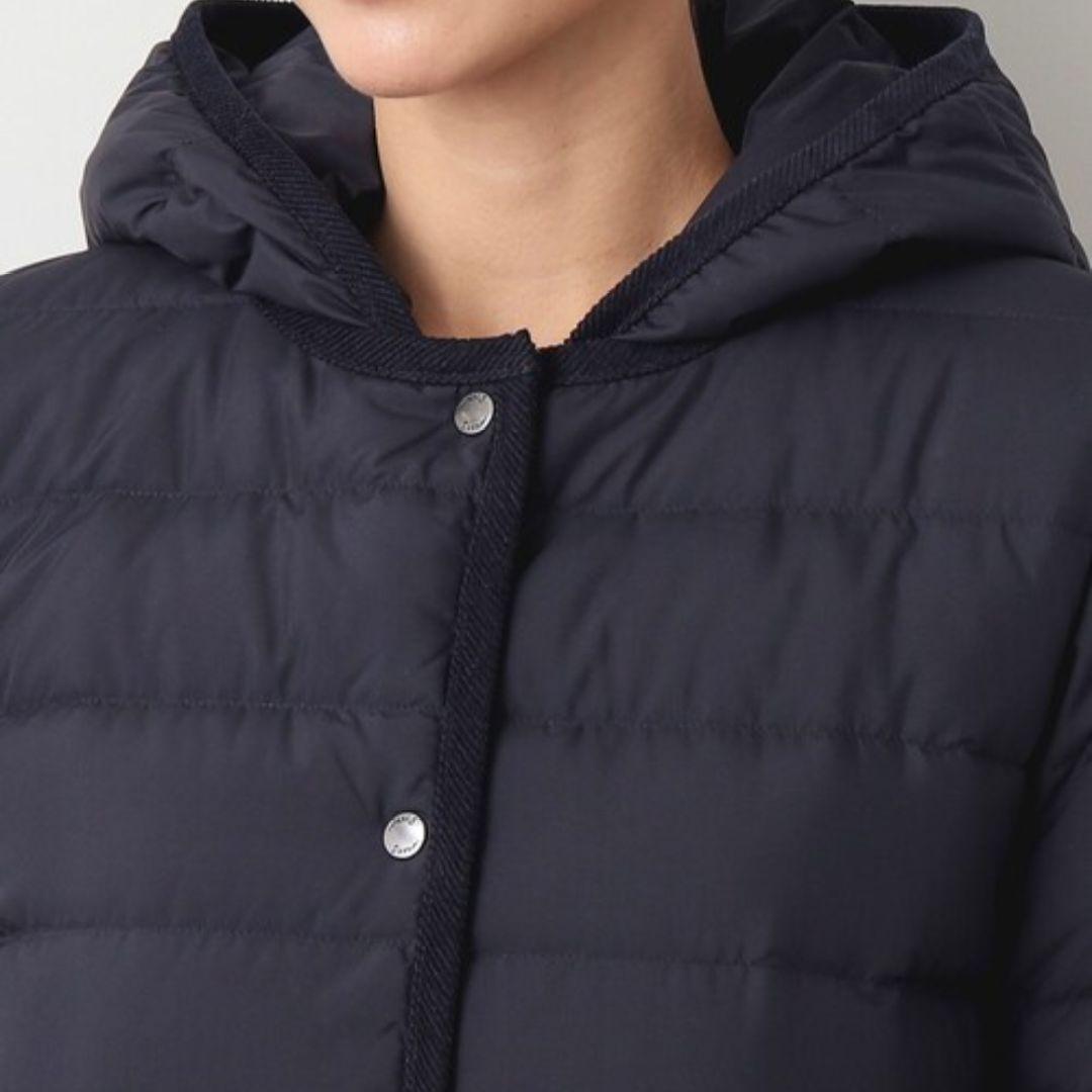 Dessin デッサン　ミュラーダウンミドルコート　ネイビー L　2way