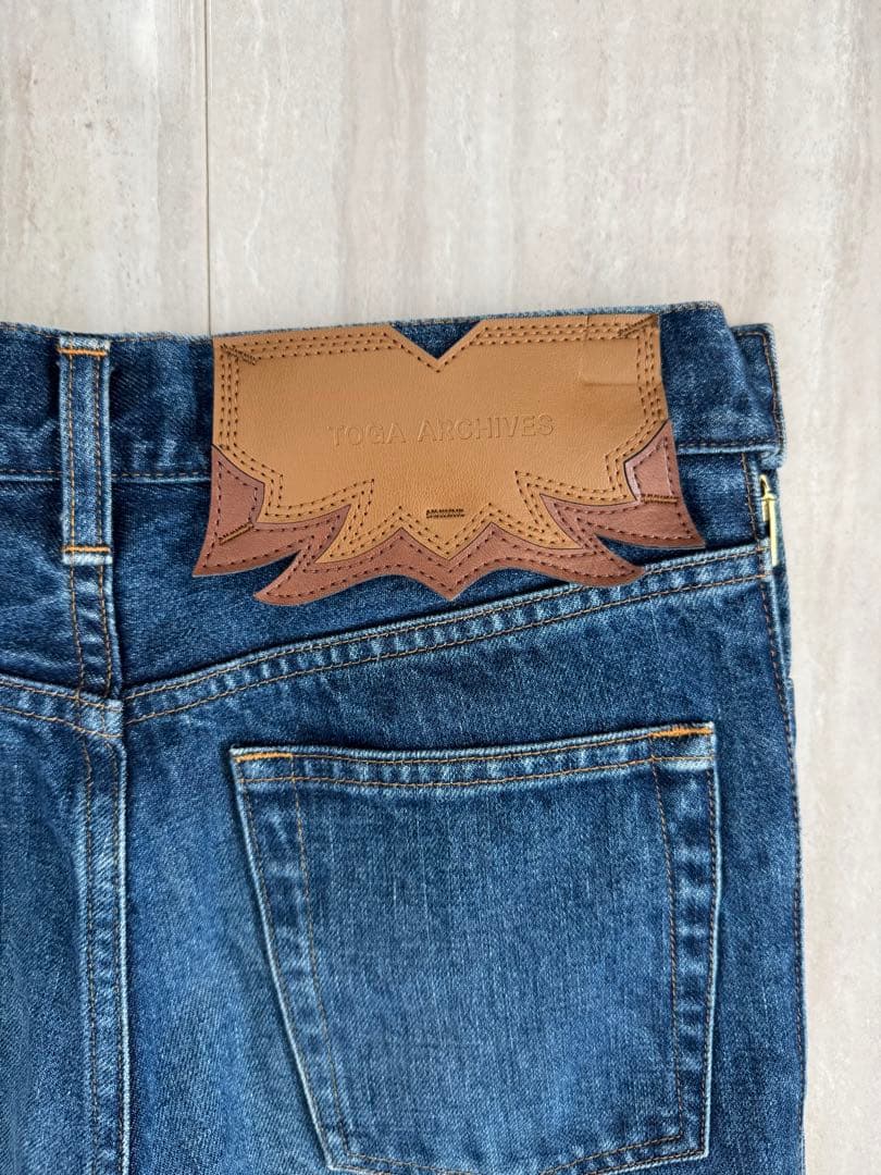 最終値下げ❗️TOGA PULLA/トーガプルラ デニムフレアパンツ