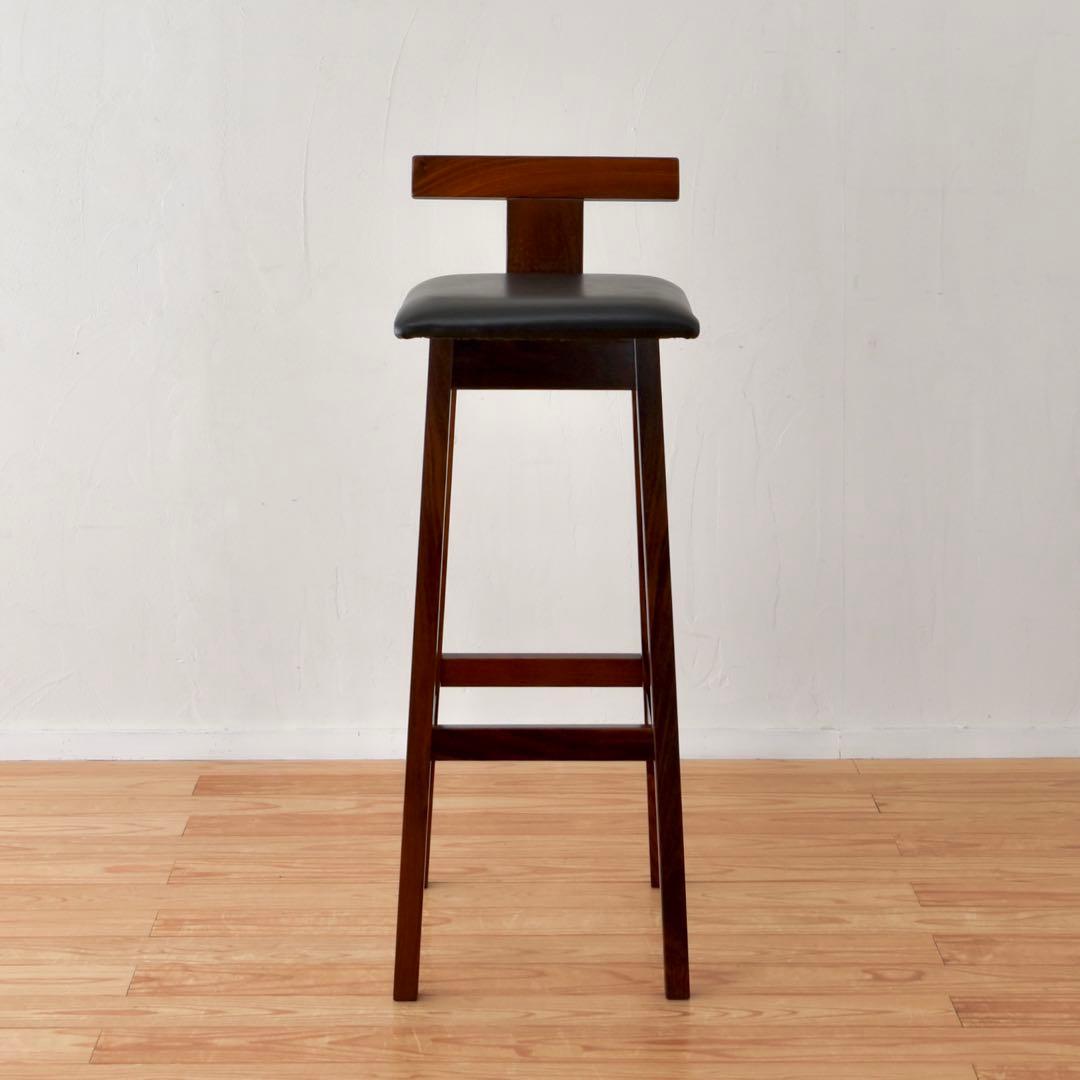 デンマーク　ハイスツール　2脚setカウンターチェア　ローズウッド　バースツール