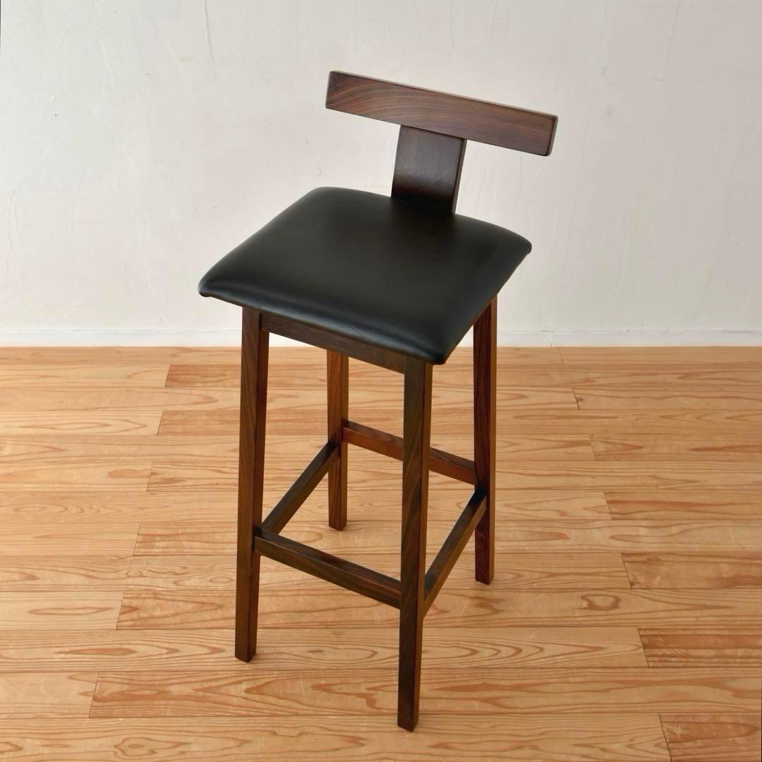 デンマーク　ハイスツール　2脚setカウンターチェア　ローズウッド　バースツール