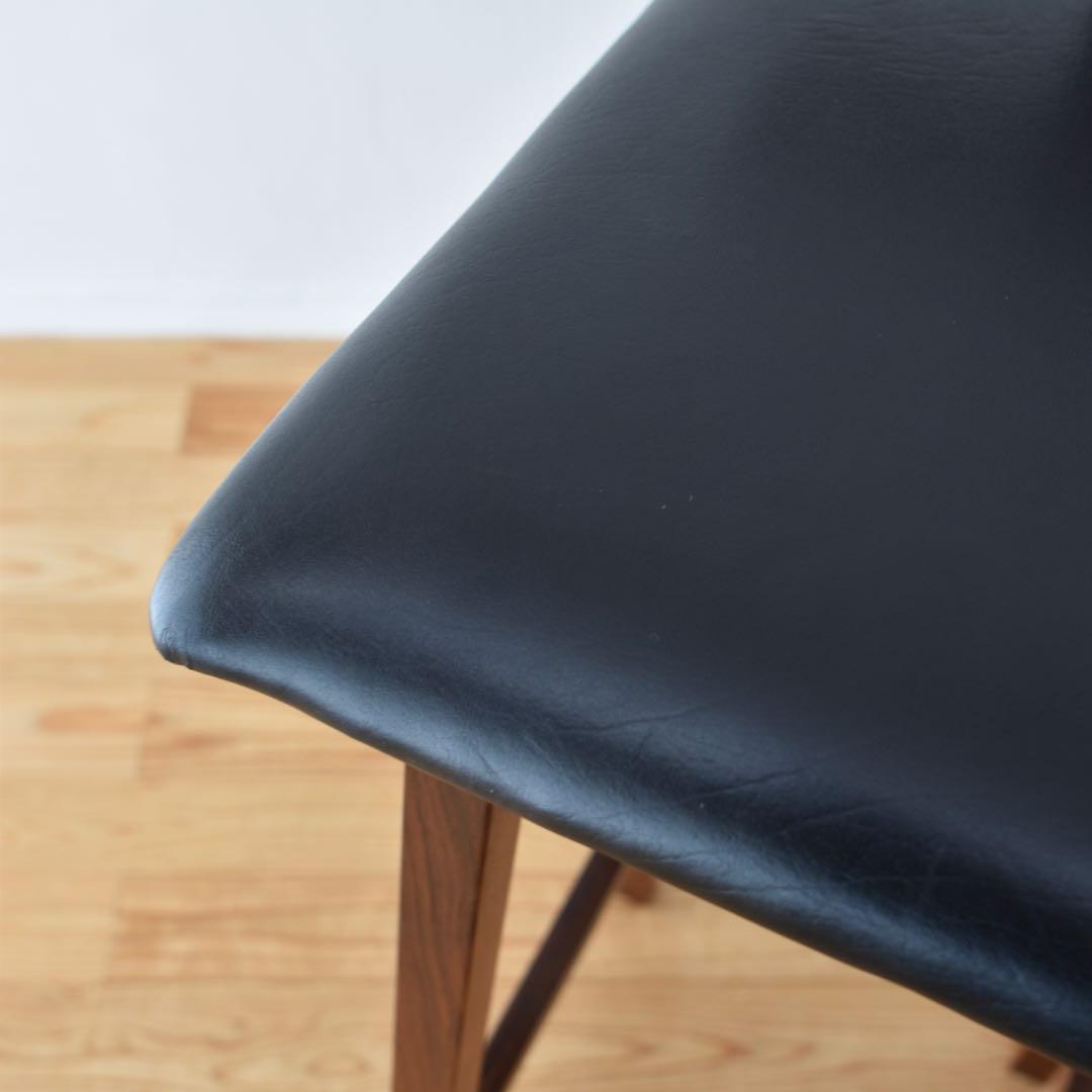 デンマーク　ハイスツール　2脚setカウンターチェア　ローズウッド　バースツール