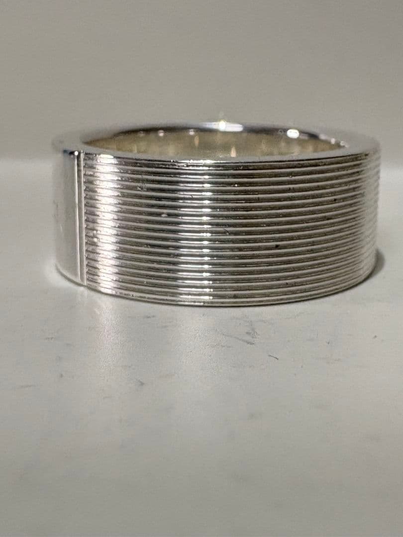 GUCCI ブランデッドG ロゴリング 刻印サイズ:13号【箱/ポーチ付】