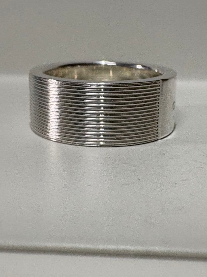 GUCCI ブランデッドG ロゴリング 刻印サイズ:13号【箱/ポーチ付】