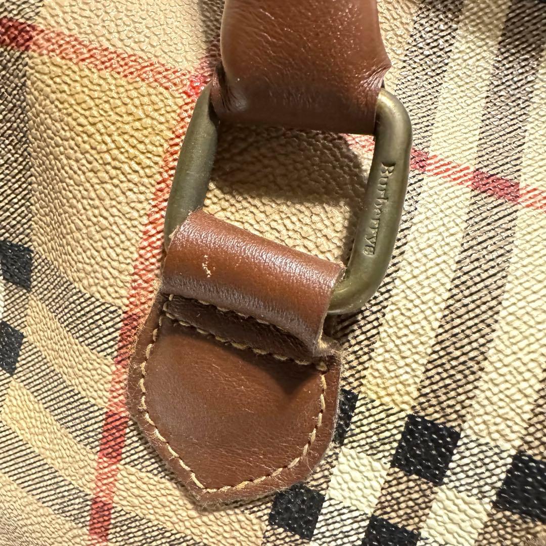 Burberry バーバリー ノバチェック ボストンバッグ 【保存袋あり】