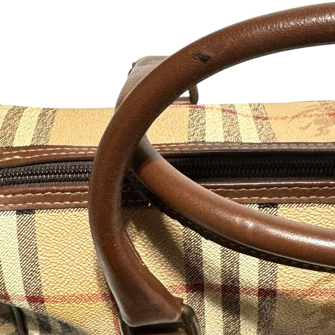 Burberry バーバリー ノバチェック ボストンバッグ 【保存袋あり】