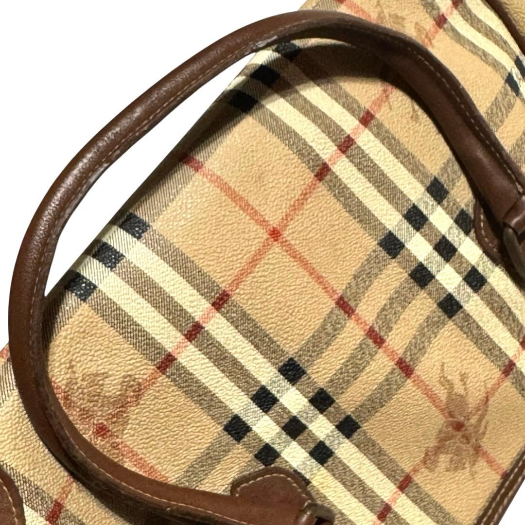 Burberry バーバリー ノバチェック ボストンバッグ 【保存袋あり】