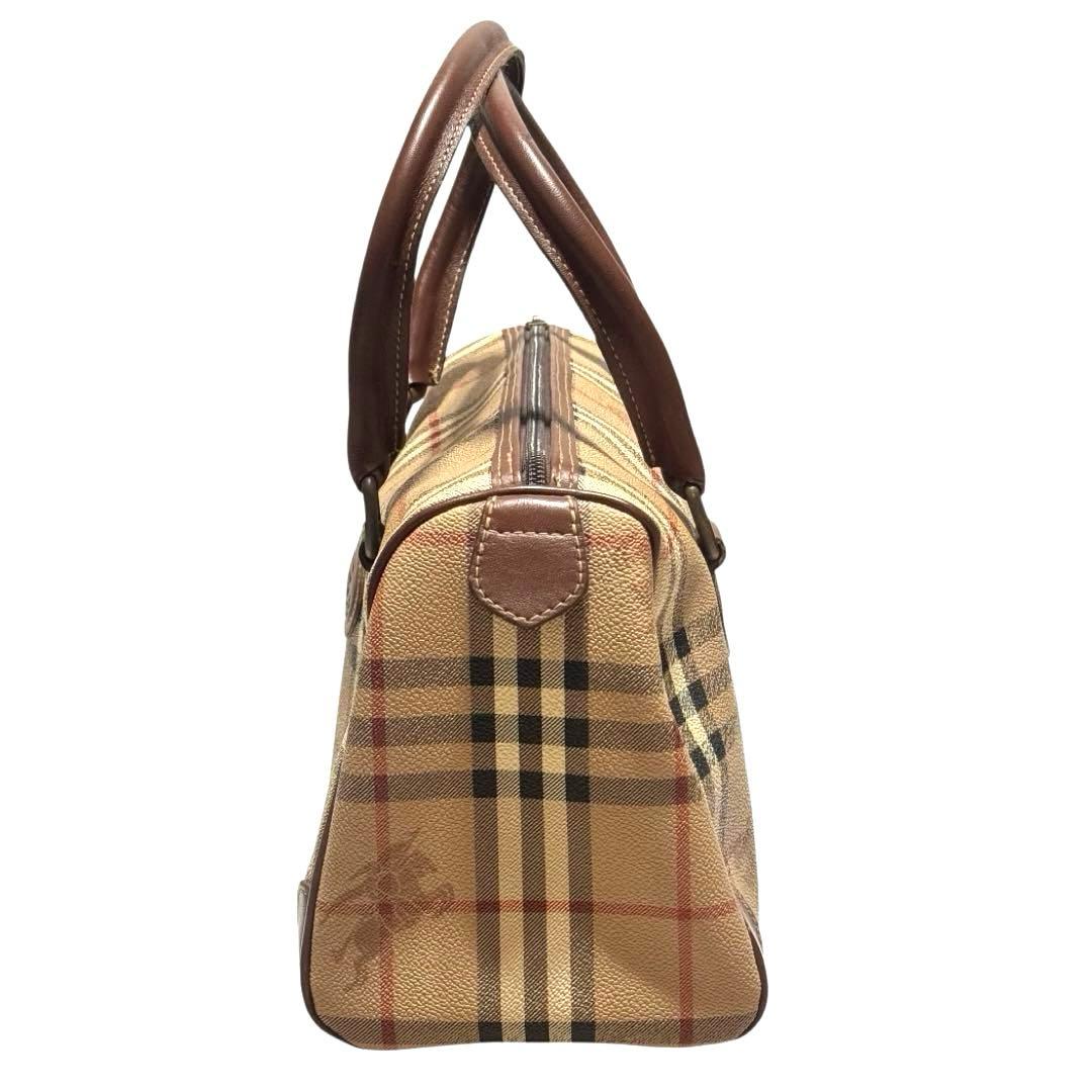 Burberry バーバリー ノバチェック ボストンバッグ 【保存袋あり】