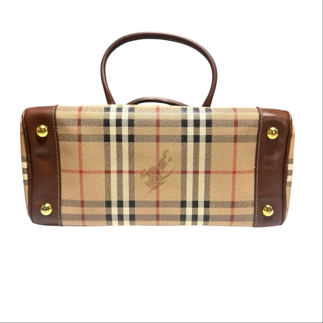 Burberry バーバリー ノバチェック ボストンバッグ 【保存袋あり】