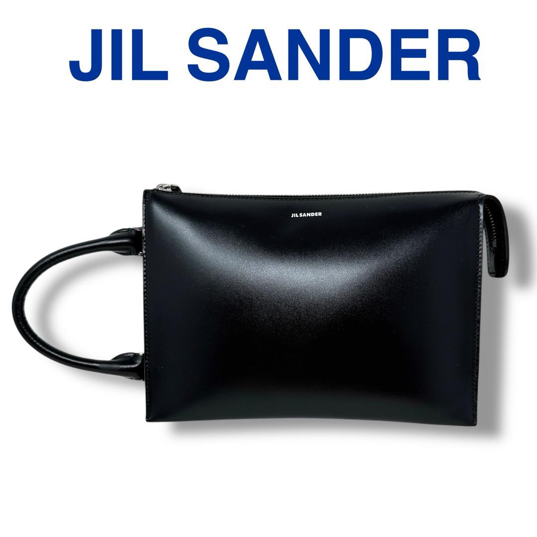 ジルサンダー ハンドバッグ トゥーティー ブラック ブランド 美品 SMサイズ