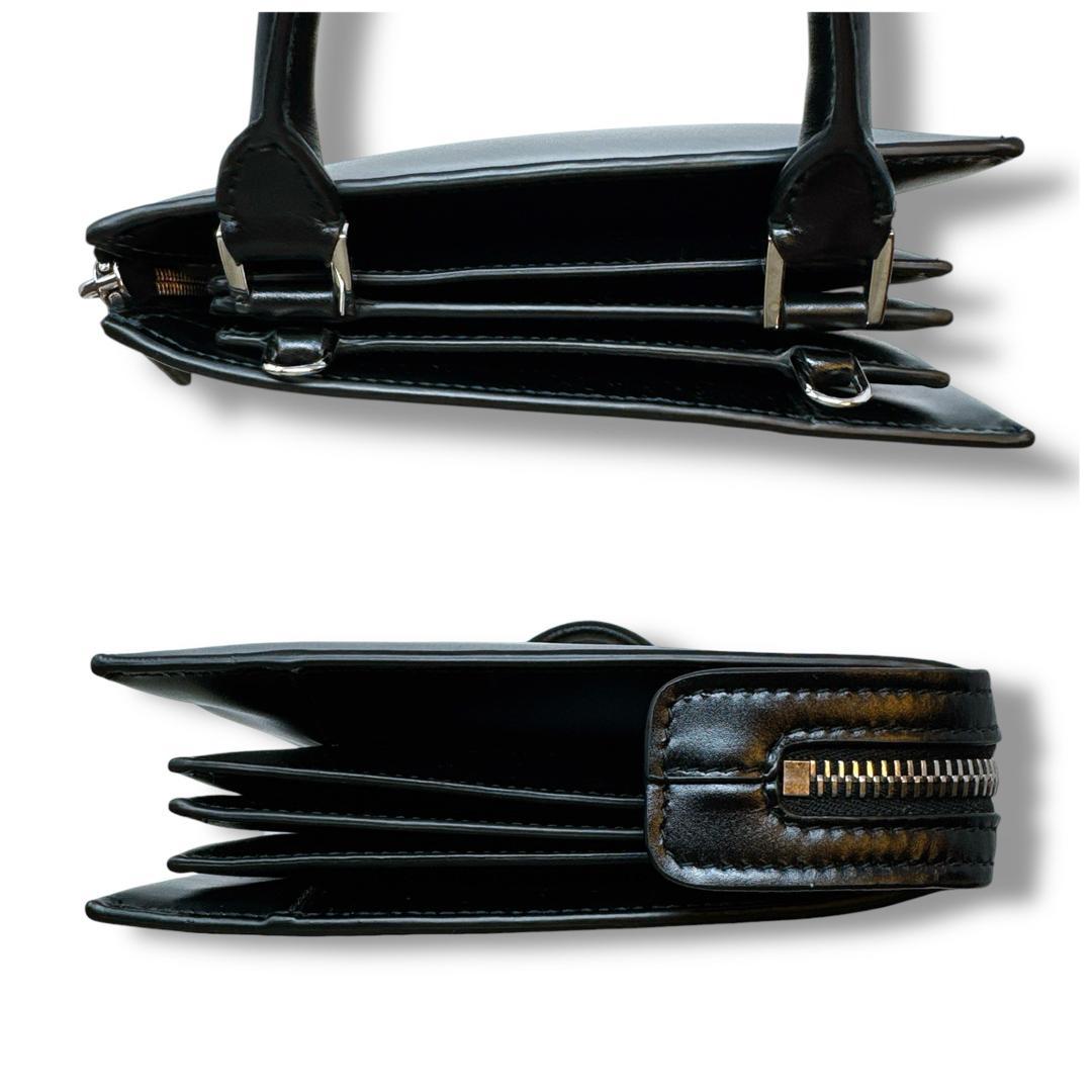 ジルサンダー ハンドバッグ トゥーティー ブラック ブランド 美品 SMサイズ