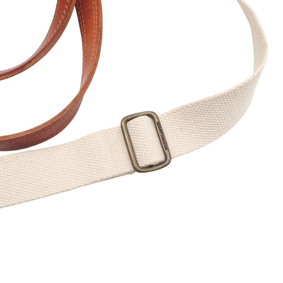 CAMPOMAGGI　カンポマッジ　キャンバス　レザーショルダー　バッグ　大容量