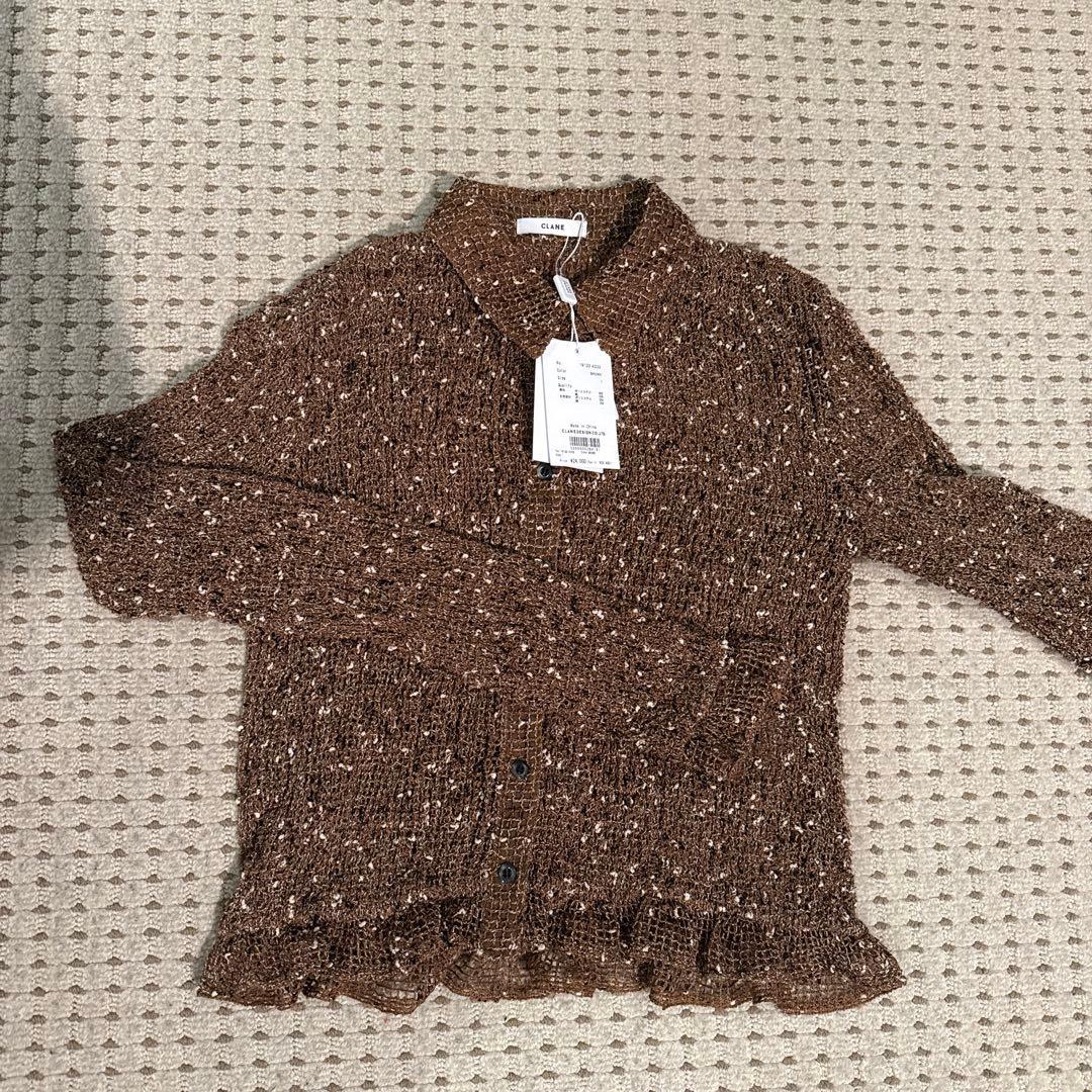 jackさん専用新品タグ付きMIX MESH GATHER SHIRT S