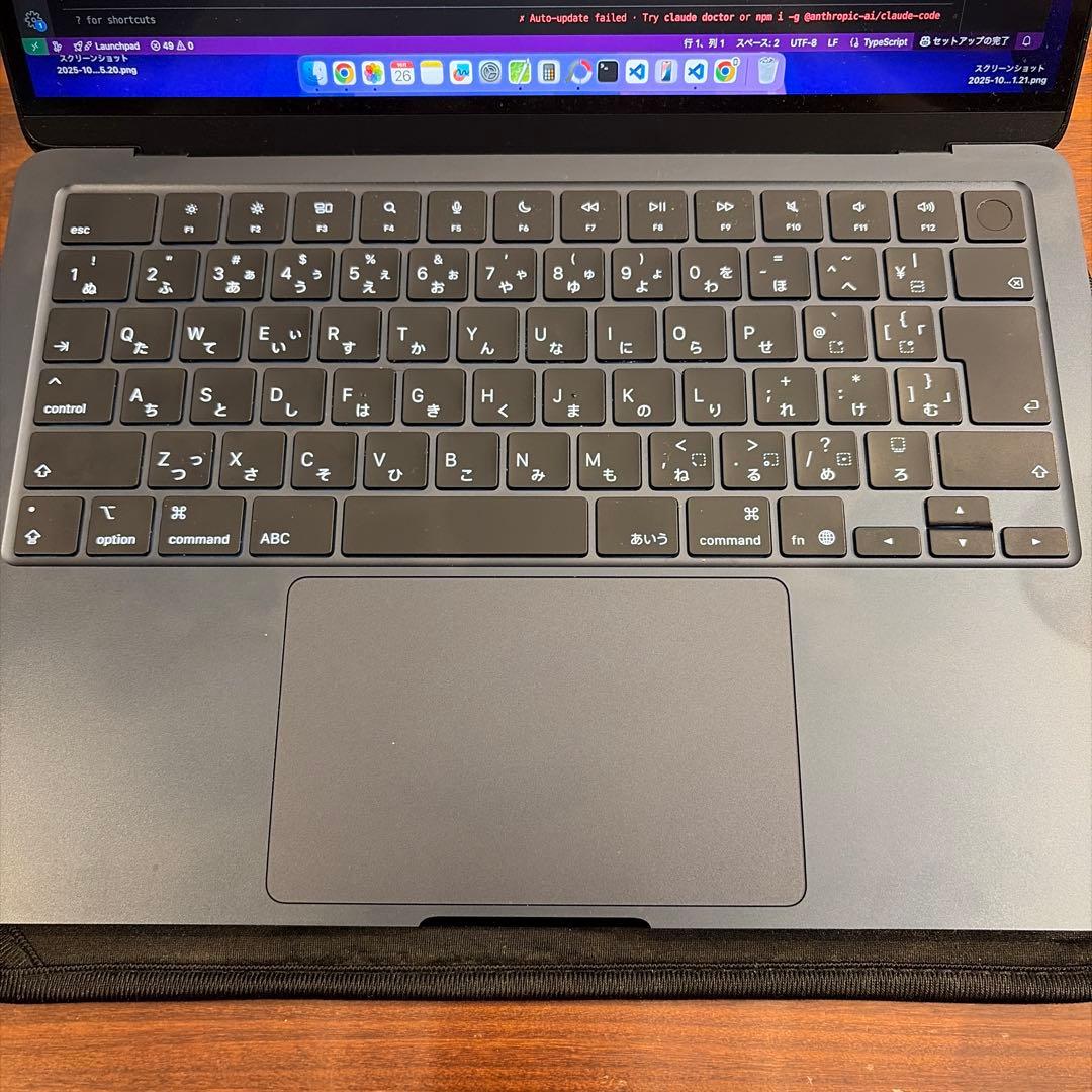Apple MacBook Air M4 24GBスペースグレー