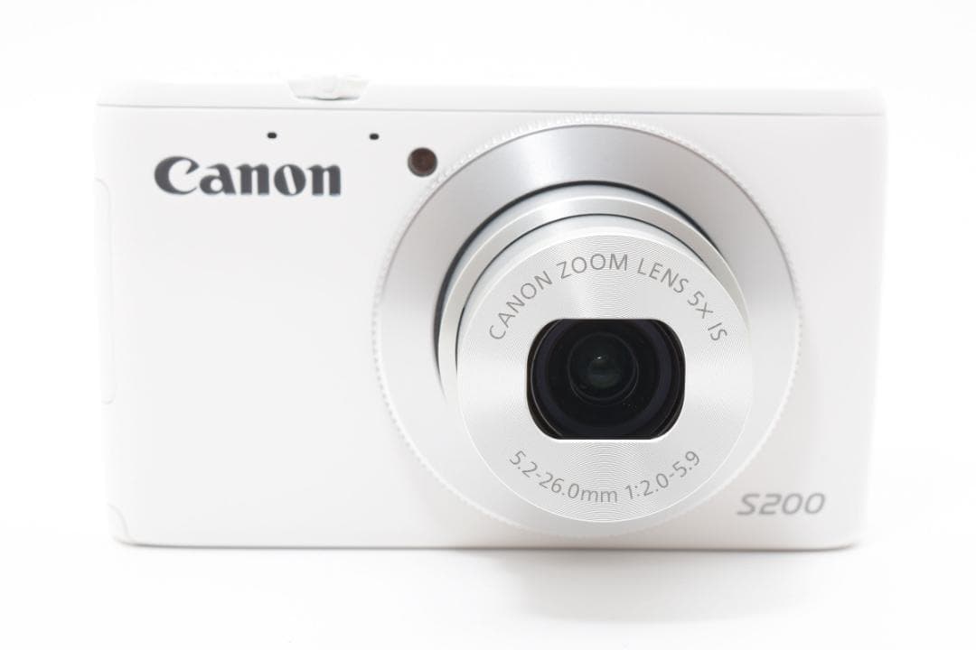 【美品】Canon PowerShot S200 ホワイト　動作確認済