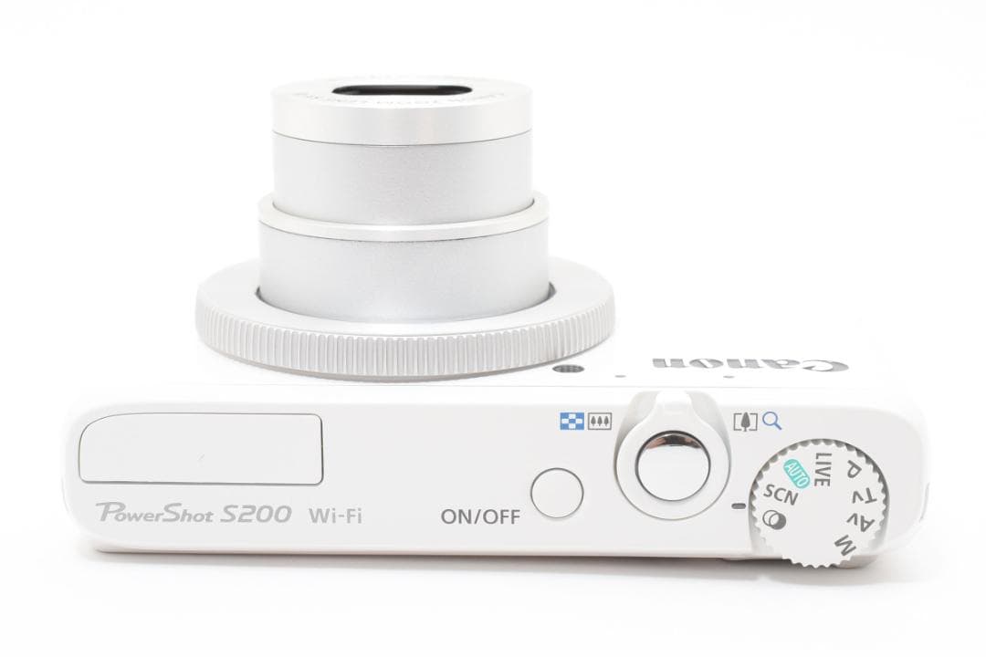 【美品】Canon PowerShot S200 ホワイト　動作確認済