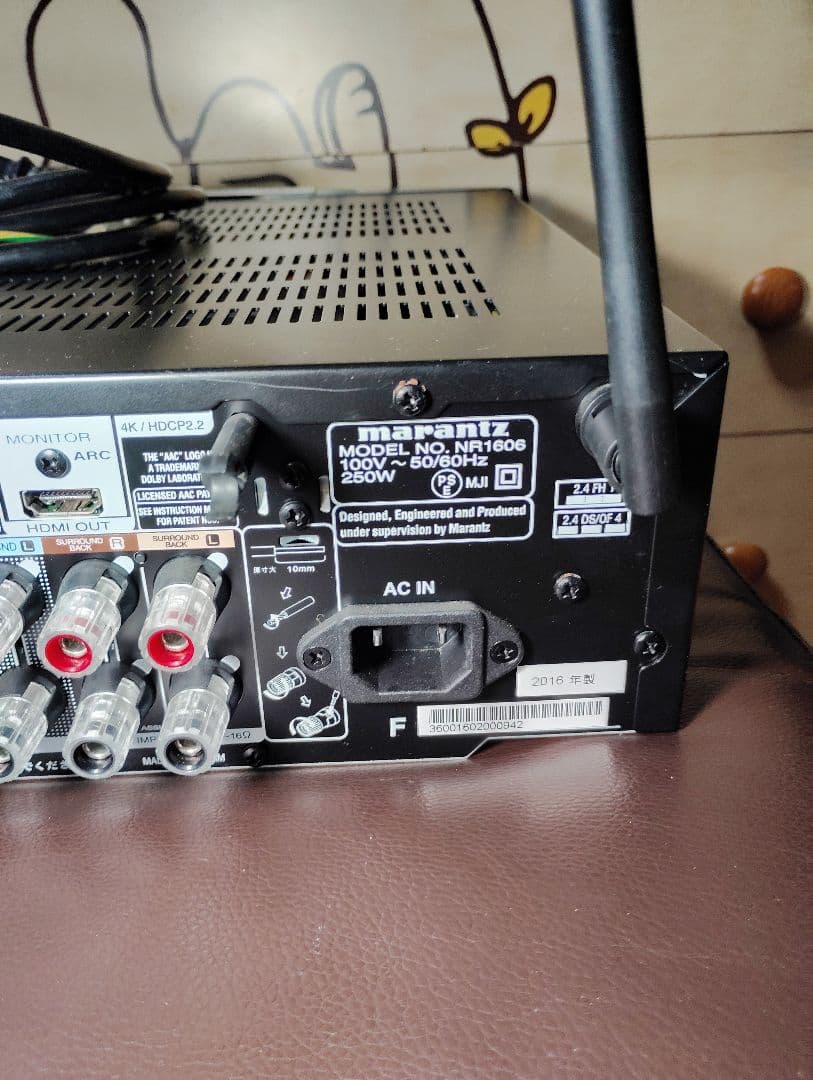 マランツ NR1606　marantz　AVアンプ 4K