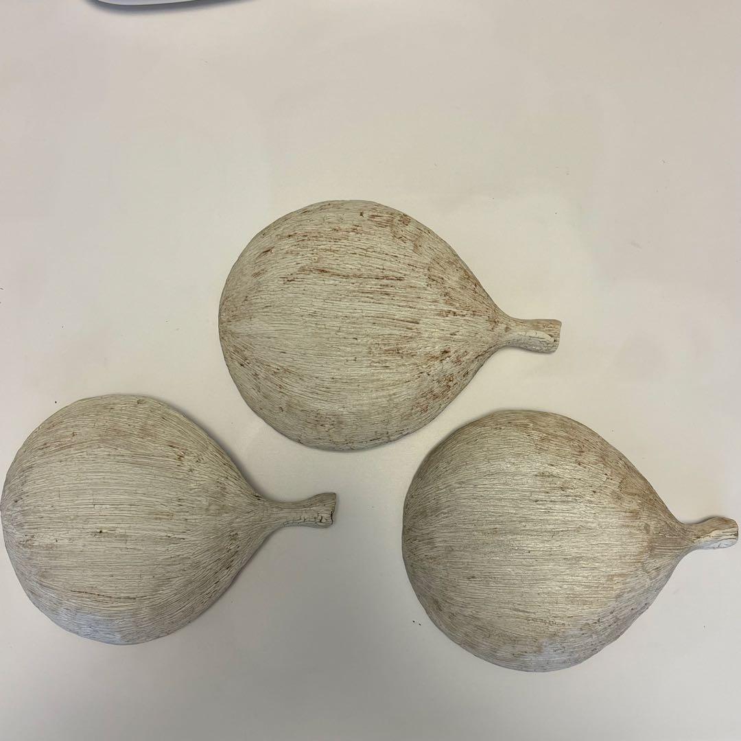 ミヤチヤスヨ　枝葉皿　3枚セット