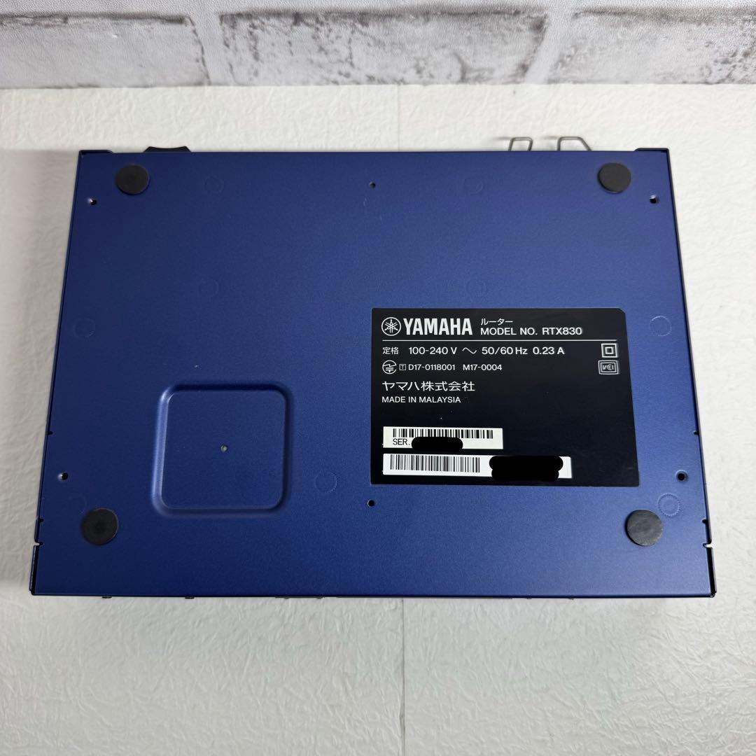 【極美品・初期化済み】YAMAHA RTX830 VPNルーター