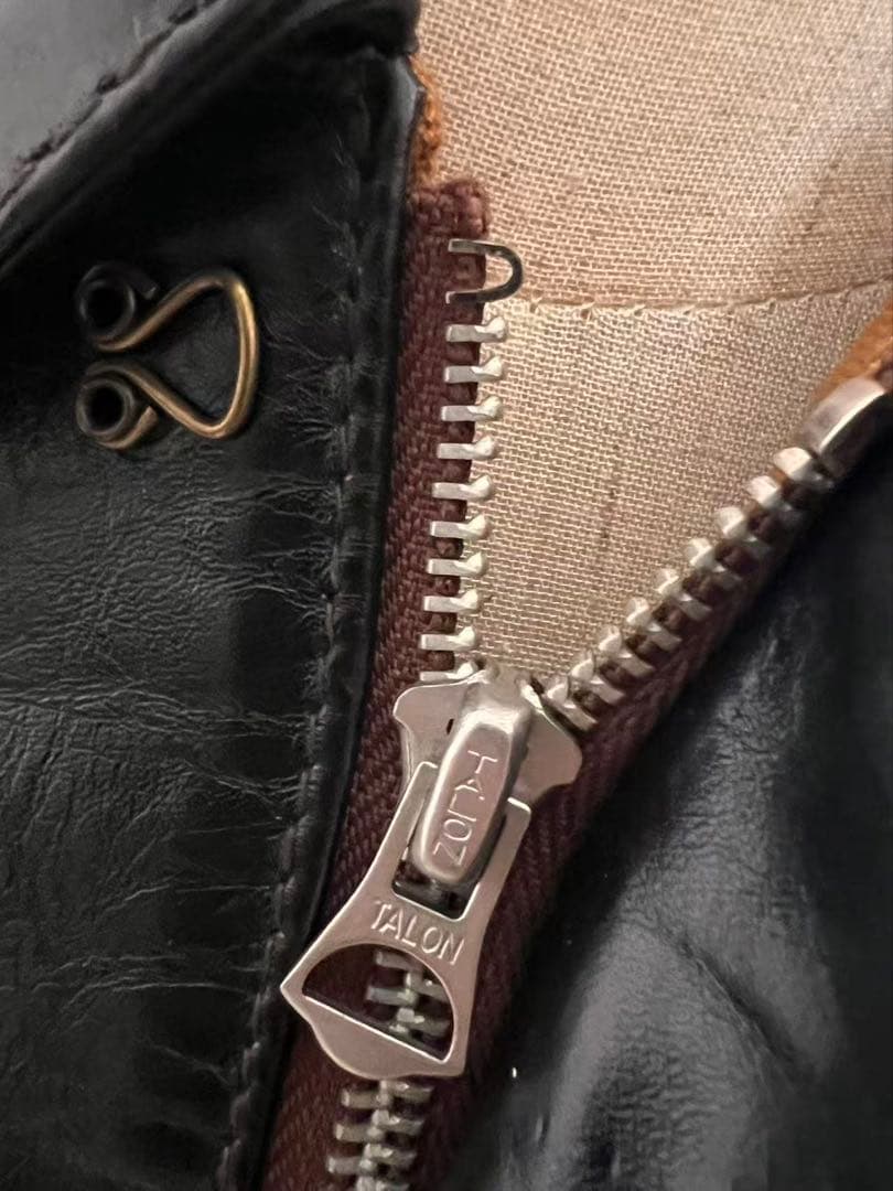 tKO　実名復刻　赤リブ　A−2 フライトジャケット　馬革 L（40）