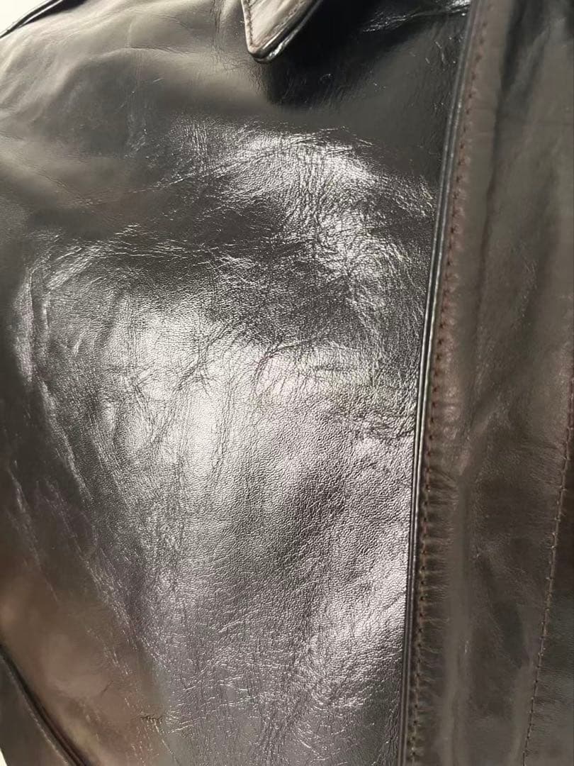 tKO　実名復刻　赤リブ　A−2 フライトジャケット　馬革 L（40）