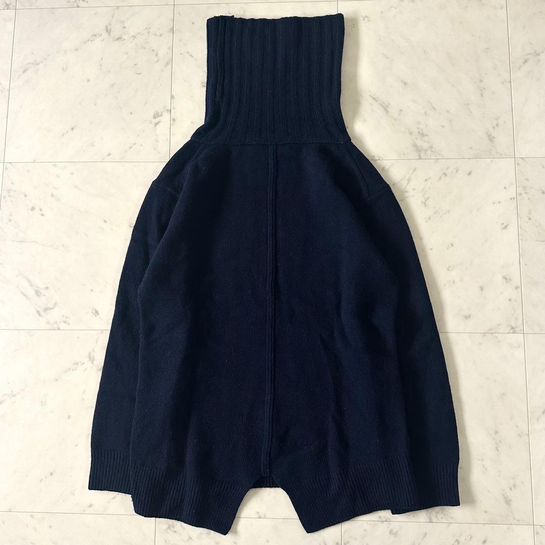 美品♪ドゥーズィエムクラス JADE タートルネックニットカシミヤ混 ネイビー