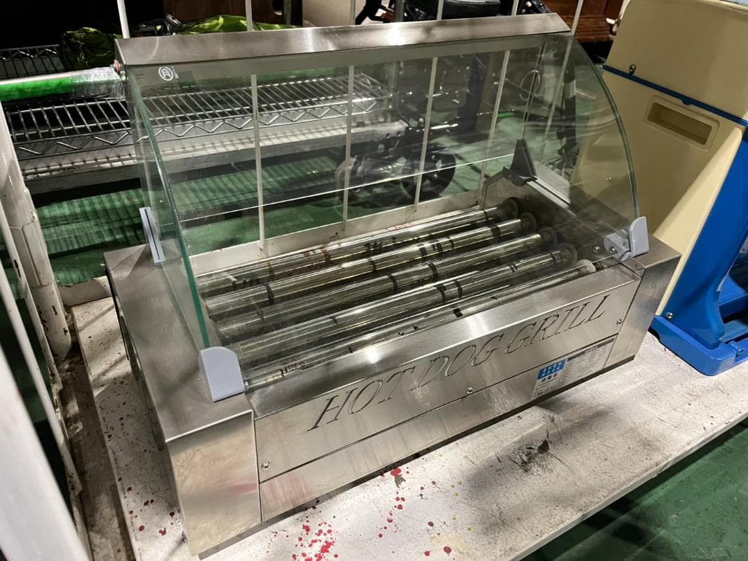 フランクフルト・ホットドッグ回転ローラー付き焼き器