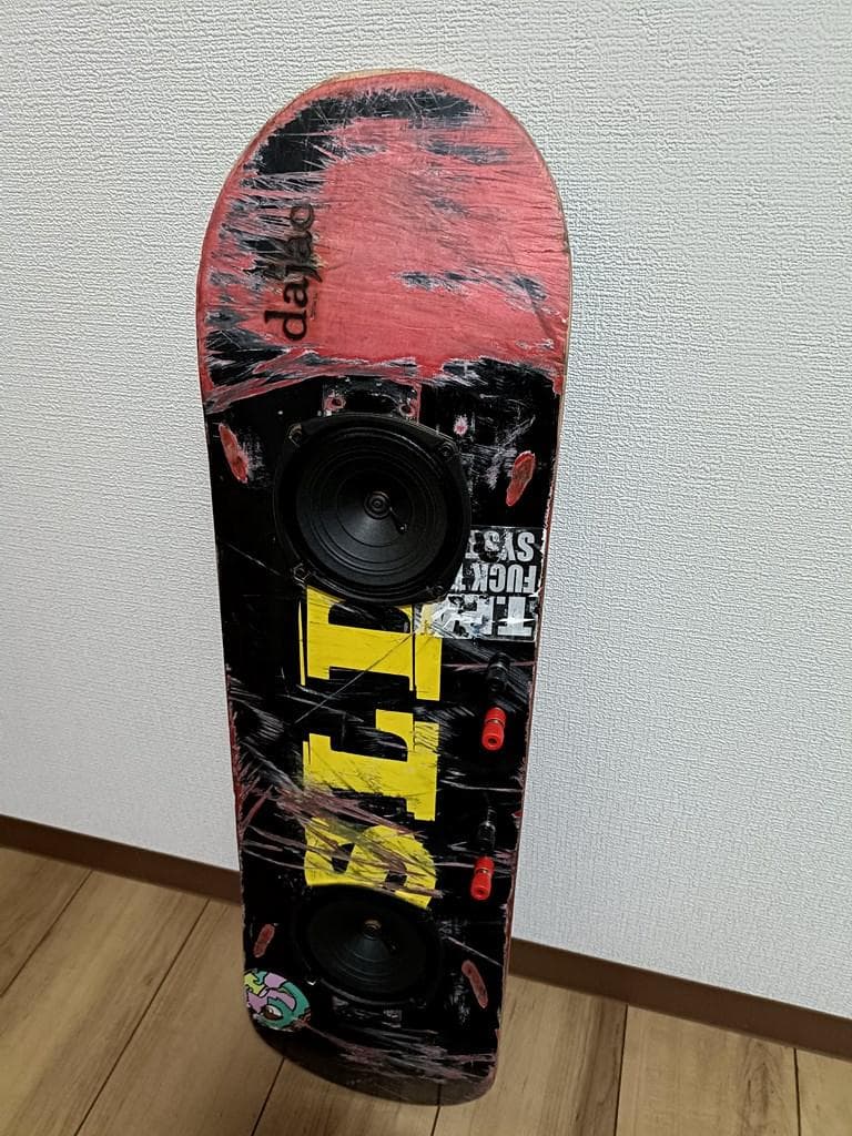 「dajac（ダジャック）」スケートボード型 スピーカー 有線接続 ハンドメイド