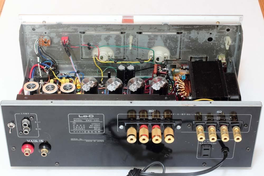 ステレオパワーアンプ 6Y6GT プッシュプル 不動品