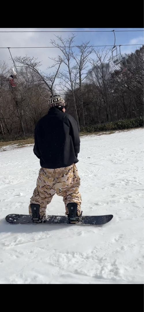 BSrabbit ビエスラビット　スーパーワイドパンツ　デザートカモ柄