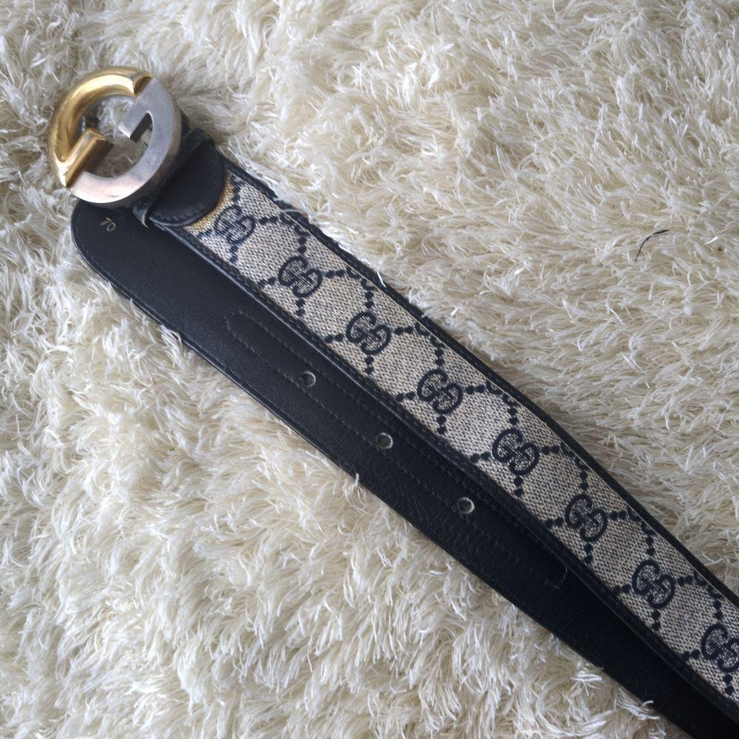 GUCCI グッチ ベルト GG柄 オールドグッチ
