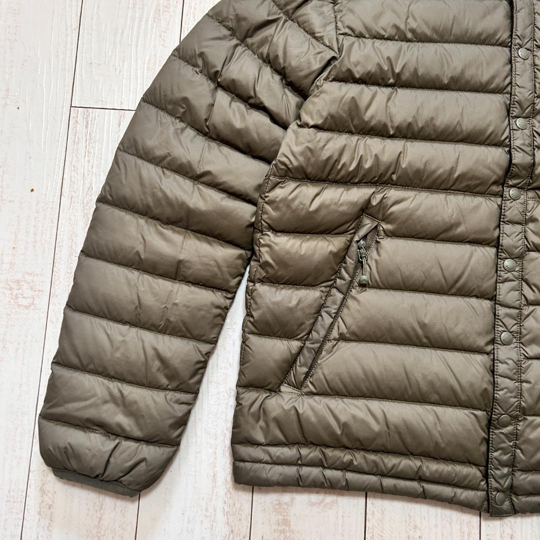 DANTON ダントン クルーネック インナー ダウンジャケット オリーブ 36