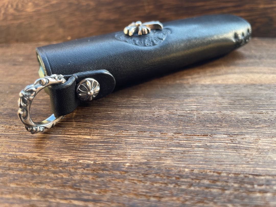 吊り下げリング付き　シルバー925 iQOS ILUMA ONE レザーケース