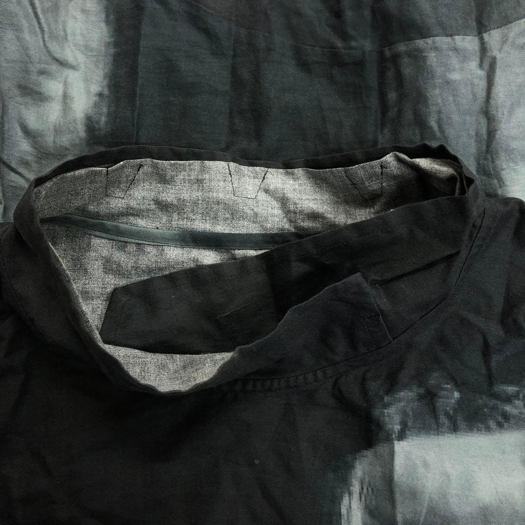 慈雨 日本製 古着 オーバーシルエット アシンメトリー マーブル ワンピース