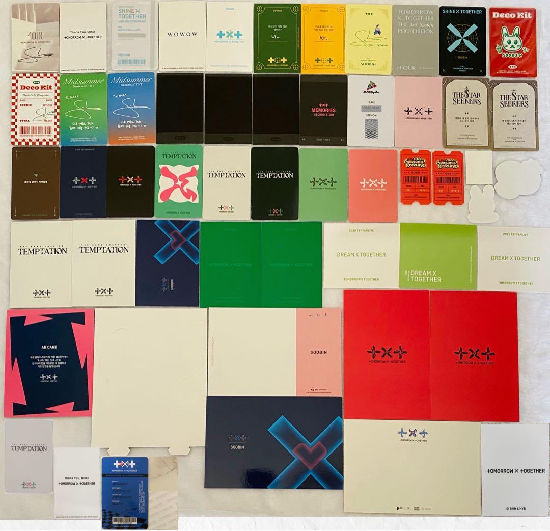 TXT 公式 トレカ ミニフォト ラキドロ dfesta FC継続 スビン