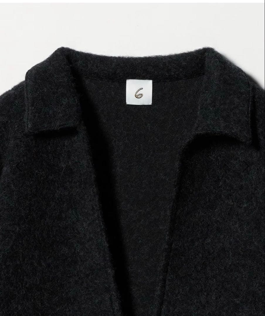 【aymw.】＜6(ROKU)＞ロク シャギー スキッパー プルオーバー