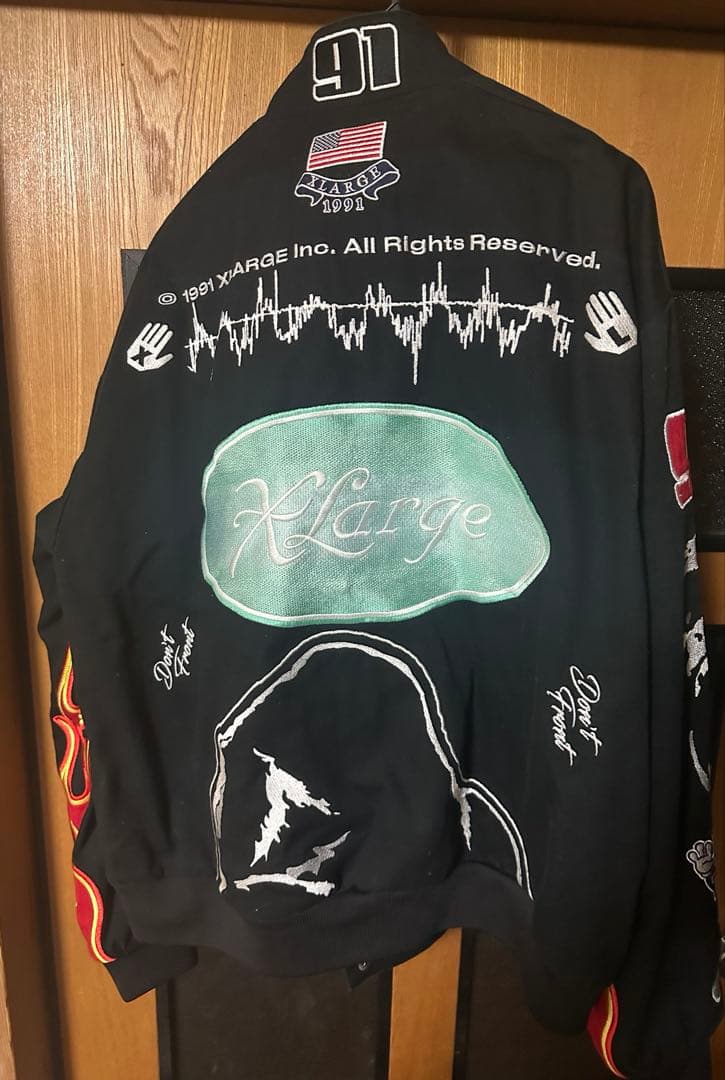 最安値XLARGE レーシングジャケット　Lサイズ