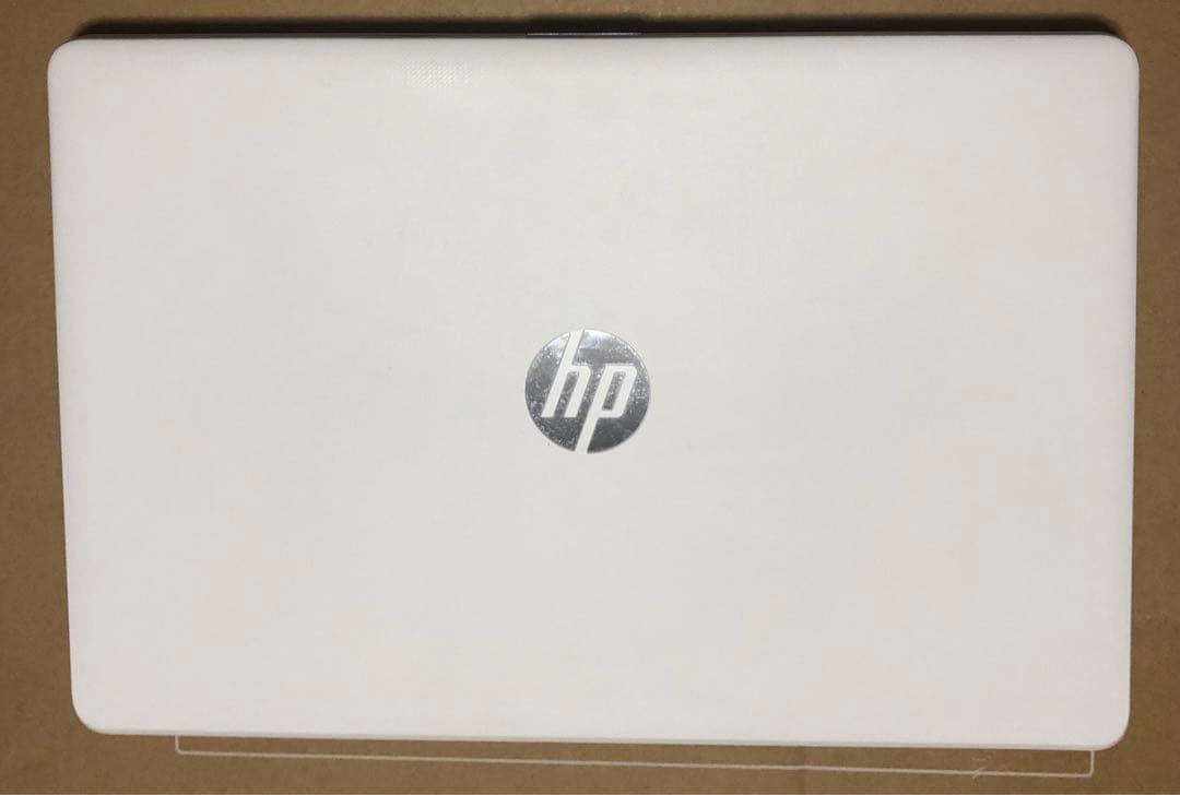 超速SSD 美品 HP ノートパソコン 白 DVD付き