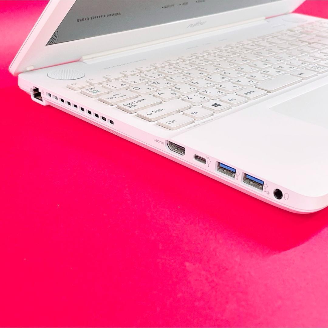 Corei7❣️大容量1TB✨️ブルーレ✨️薄型ノートパソコン✨️可愛い白✨️カメラ付き