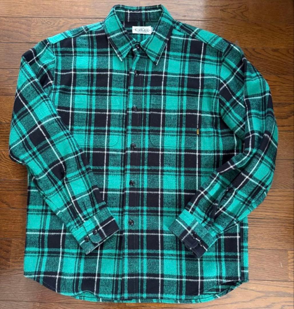 CALEE チェックネルシャツ