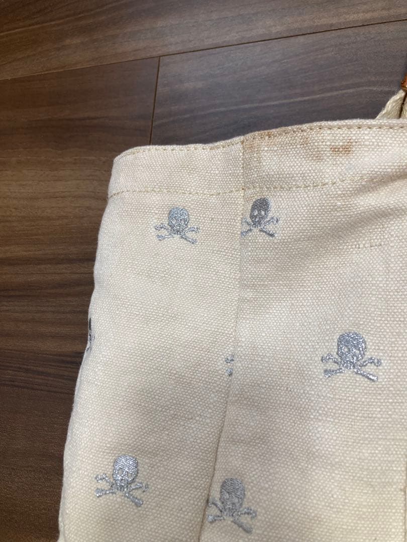 ラルフローレン　ラグビー　スカル刺繍　トートバッグ　キムタク　ベージュ
