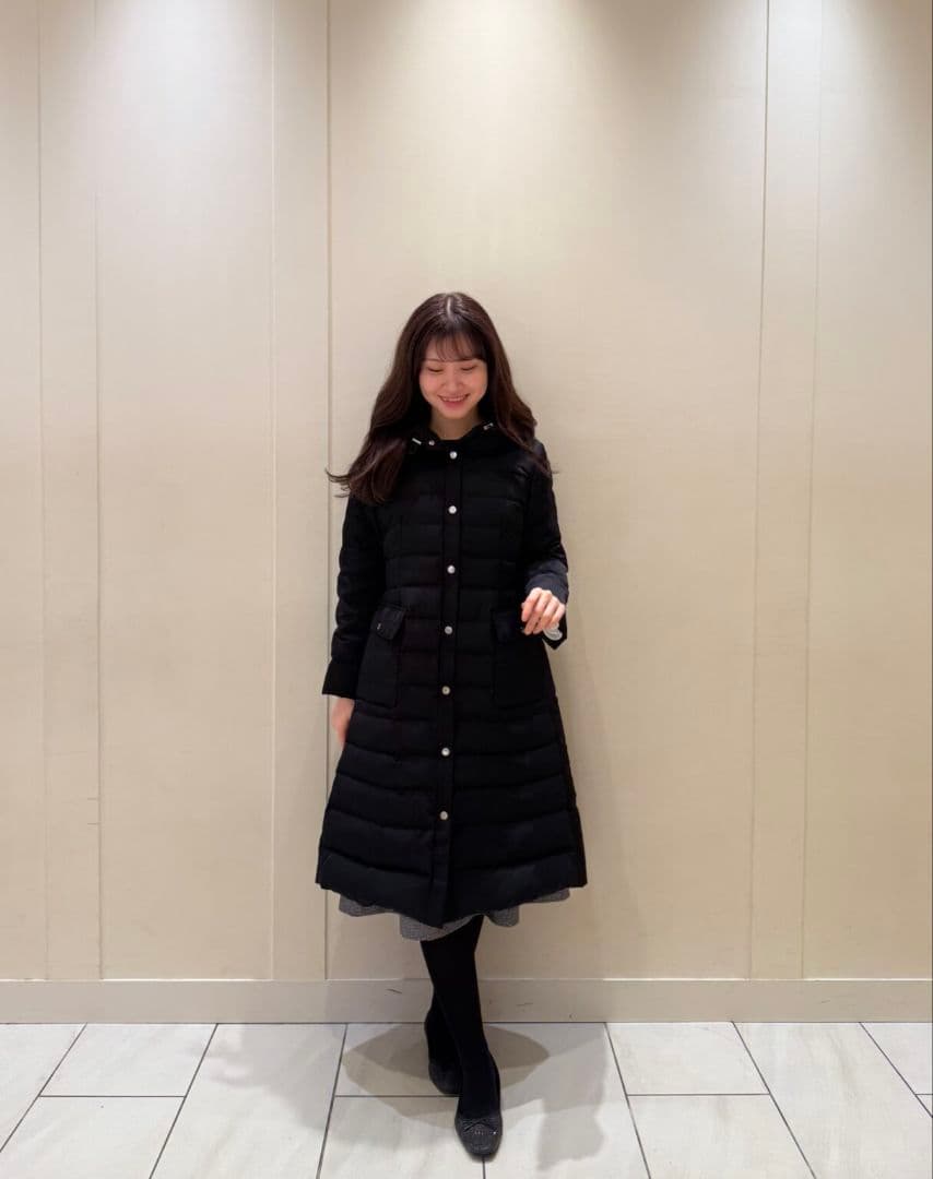 アベニールエトワール　m-i-d　フーディロングダウンコート